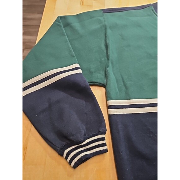 Vintage Mickey & Co Blue & Green Adult Large Sweatshirt Brazos Sportswear 90's - Picture 12 of 16